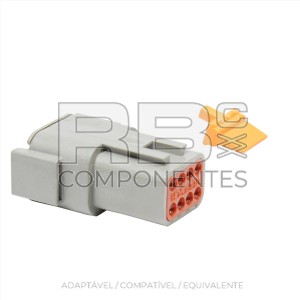 CONECTOR COMPATIVEL  CON DTM04-8P