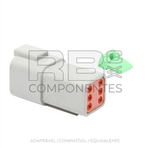 CONECTOR COMPATIVEL  CON DT04-6P