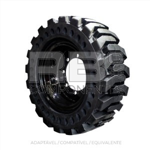 RODA ESQUERDA TESOURAS SDX  SX COMPLETA DE CAUCHO