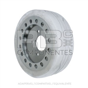 RODA SUPERELASTIC 12 X 4 CON FRENO ( SJ 32)