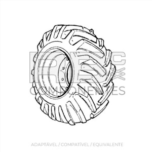 RODA  ADAPTAVEL JL 0253088, LH, 12-16.5 PR12