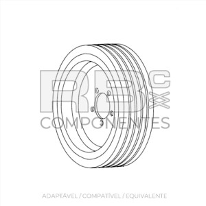 RODA NON MARKING ADAPTAVEL 1001127628