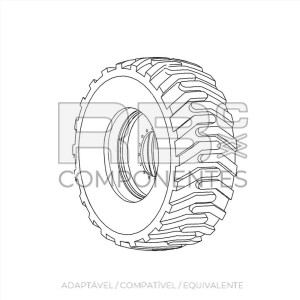 COMPLETO RODA DIREITA ADAPTÁVEL JL 1350SJP 0272055