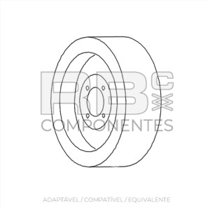 RODA NON MARKING ADAPTAVEL REF UP  502170-000