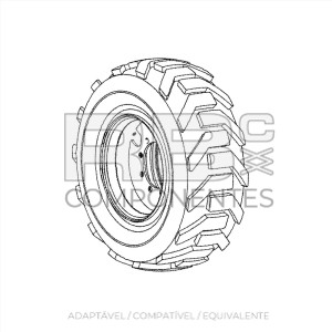 RODA  ADAPTAVEL REF GE 45093GT