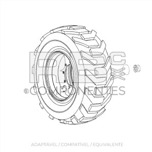 RODA  , 9 LG, , ADAPTAVEL REF  1267779