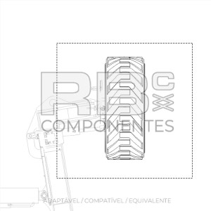 RODA  ADAPTAVEL REF 1275102