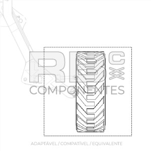 RODA  445D50/710, LH ADAPTAVEL REF GE T111702