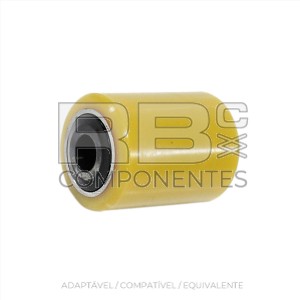 RODA POLIURETANO TIPO TRANSPA/APILADOR 85X115 D25