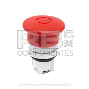 BOTÃO EMERGÊNCIA (APERT E PUXA), DA SERIE ZB4 TELM