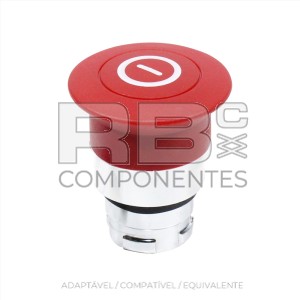 BOTÃO EMERGÊNCIA (APERT E PUXA), DA SERIE ZB2
