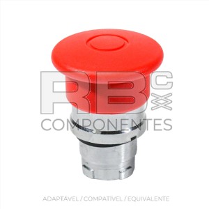 BOTÃO EMERGÊNCIA (APERT E PUXA), DA SERIE ZB2A