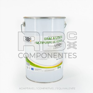 MASSA DE LÍTIO MULTIUSO VERDE 5KG-NLGI 2