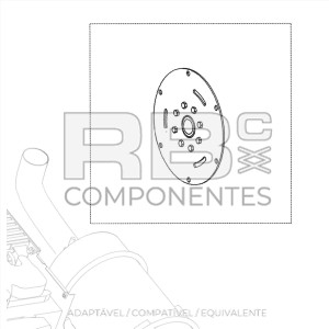 ACOPLAMENTO COMPATÍVEL DO MOTOR  GE 128004