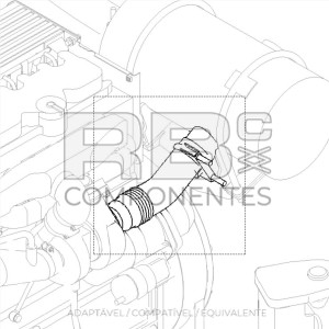 TUBO DE ESCAPE COMPATÍVEL GE 70445