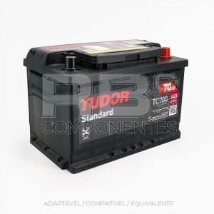 BATERIA PARTIDA TUDOR STANDARD 70AH 278x175x190