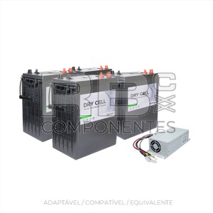 KIT BATERIAS 4X RB052005.DIS + CARREGA RB001003.V4